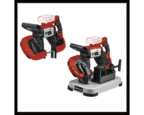 Zwei Metallsägen von Einhell, eine mit Untergestell