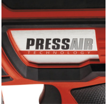 Pressair Technology Kennzeichnung auf einem Elektrowerkzeug