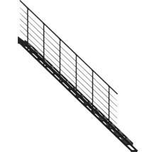 Treppe mit Geländer für den Außenbereich