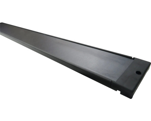 Lange, schmale, flache Metallschiene