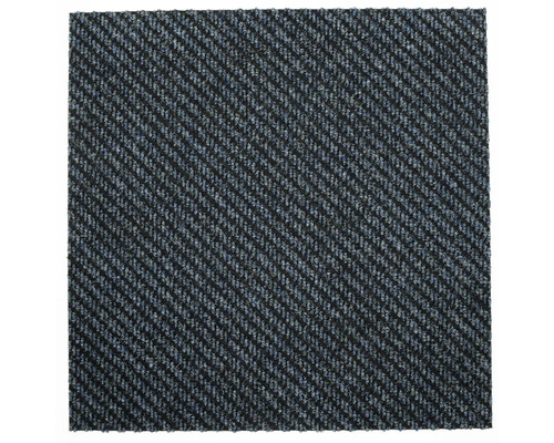 Quadratischer Teppich mit diagonaler Musterung