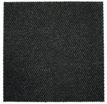 Quadratische, dunkle Teppichfliese mit gerippter Textur für den Innenbereich