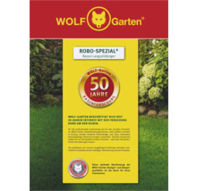 Wolf Garten Robo-Spezial Rasen-Langzeitdünger Werbung