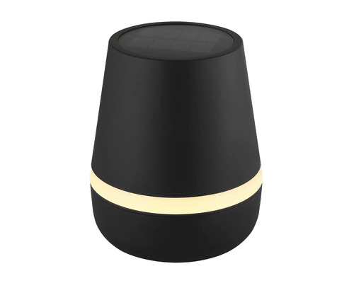 Solarlampe mit horizontalem Lichtband zur Gartenbeleuchtung