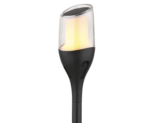 Dekorative Gartenleuchte mit Flammeneffekt für den Aussenbereich