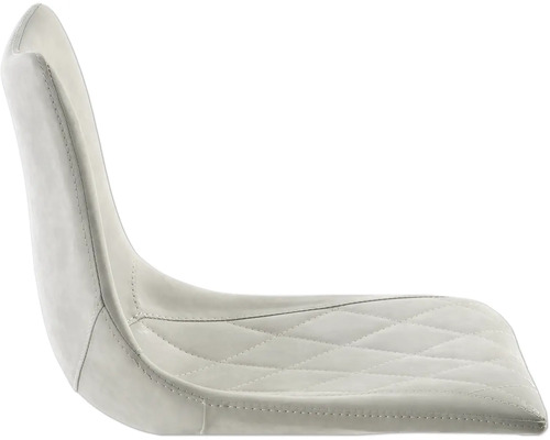 Detailansicht eines Stuhls mit gestepptem Bezug