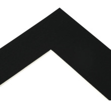 Detail einer schwarzen Bilderleiste