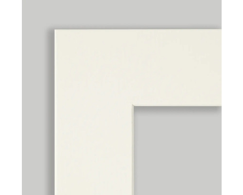 Detailansicht eines weißen Fensterrahmens