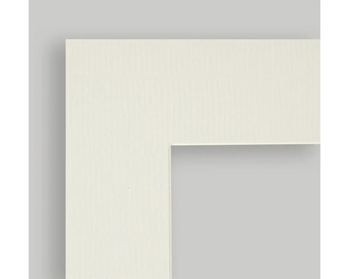 Detailansicht eines Passepartouts für Bilderrahmen