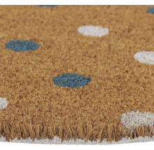 Fußmatte aus Kokosfaser mit Punktmuster