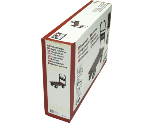 Verpackung eines Transportwagens