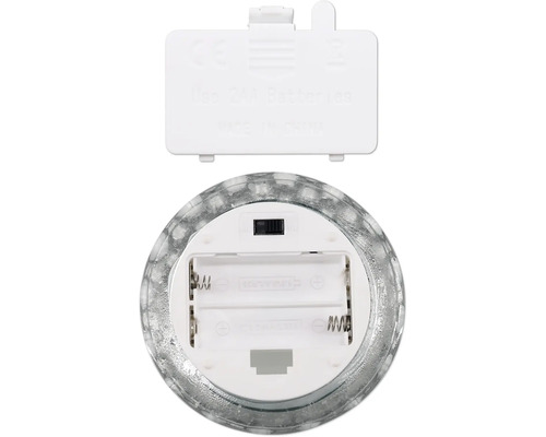 Batteriefach einer LED-Dekokugel