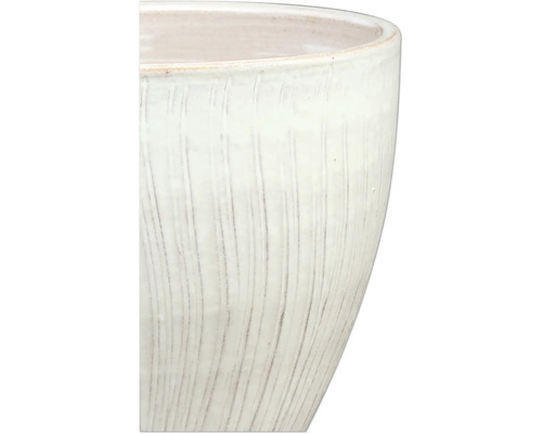 Detailansicht eines strukturierten Pflanzgefäßes