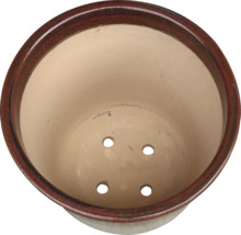 Keramik Blumentopf mit Drainagelöchern
