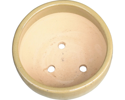 Keramik-Blumenuntersetzer mit drei Löchern