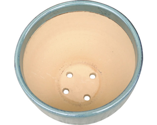 Blumentopf aus Keramik mit Drainagelöchern