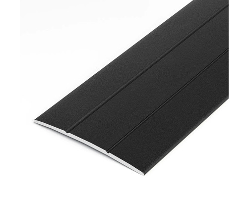 Schwarzes Übergangsprofil für Bodenbeläge