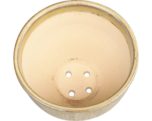 Runde Pflanzschale mit Entwässerungslöchern