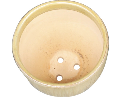 Blumentopf aus Keramik mit Drainagelöchern