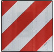 Warnmarkierung mit rot-weißen Streifen