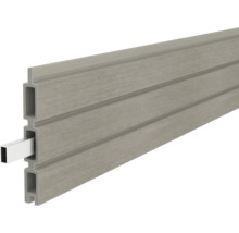 Terrassendiele aus Verbundmaterial mit Nut- und Federprofil