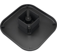 Schwarze Montageplatte für Leuchten