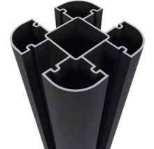 Aluminiumprofil im Querschnitt