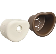 Zwei Blumentopf Einsätze aus Kunststoff