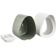 Mehrteiliger Pflanztopf zur Wandmontage