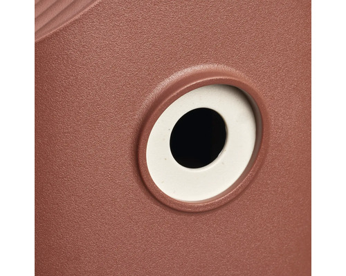 Detailaufnahme eines Vogelhauses mit Einflugloch