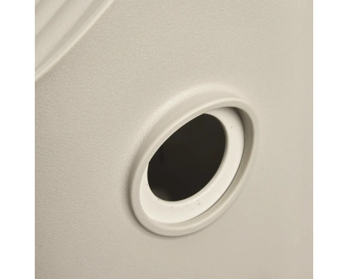 Detailaufnahme eines runden Lufteinlasses