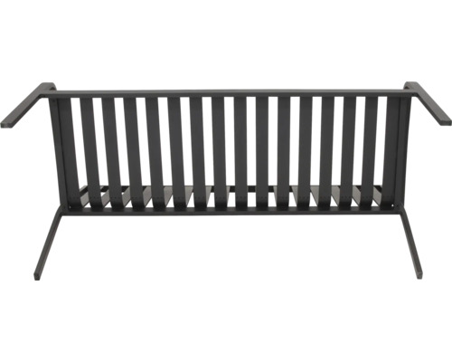 Gartenbank aus Metall mit Rückenlehne