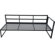Metall-Gartenbank mit Lattenrost für den Außenbereich