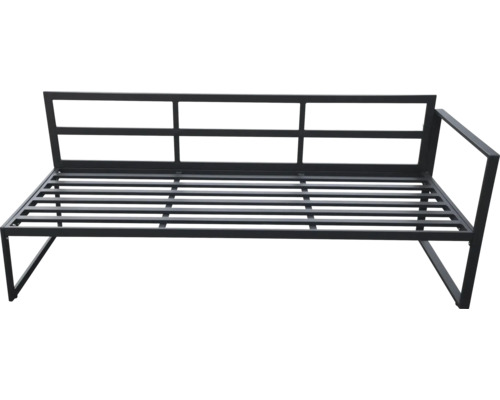 Metall-Gartenbank mit Lattenrost für den Außenbereich