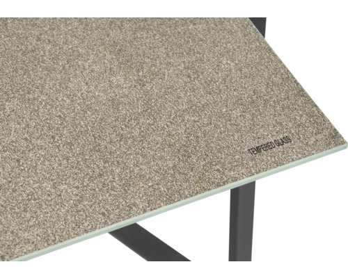 Tischplatte aus gehärtetem Glas