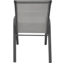 Gartenstuhl mit Textilbespannung, Rückansicht