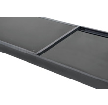 Abdeckung für Pflanztisch mit Schiebeplatte aus Glas