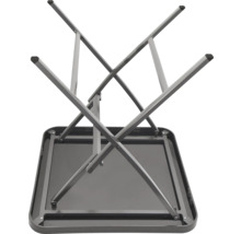 Unterseite eines Klapptisches