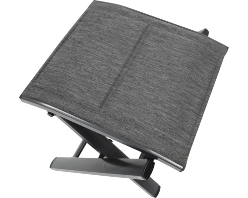 Klappbarer Fusshocker mit Textilbezug