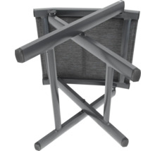 Ansicht des Untergestells eines Klappstuhls