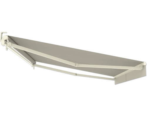 Ausgefahrene Gelenkarmmarkise