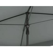 Detailansicht eines geöffneten Sonnenschirms