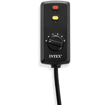 Intex Logo auf Steuereinheit mit Regler und zwei Knöpfen