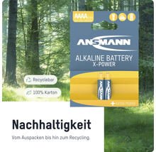 Ansmann Alkaline Batterie AAAA 1.5 Volt