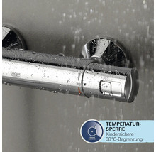 Grohe Armatur mit Temperatursperre und Safestop Funktion