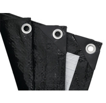 Abdeckung aus Gewebeplane mit Ösen