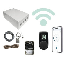 Huum Steuergerät mit Zubehör und Smartphone-App zur Temperaturregelung