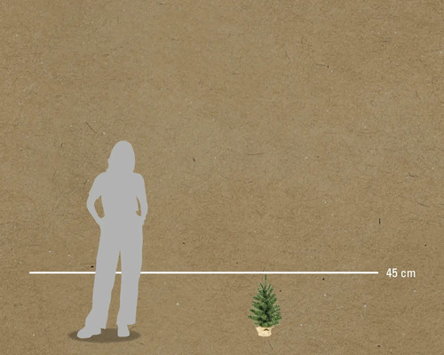 Dekorativer Weihnachtsbaum mit einer Länge von 45 Zentimetern.