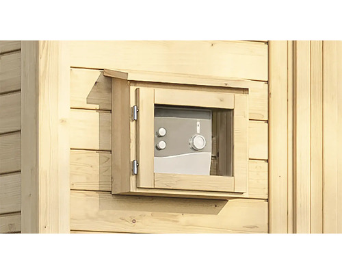 Außenwand mit eingebautem Außenanschlusskasten