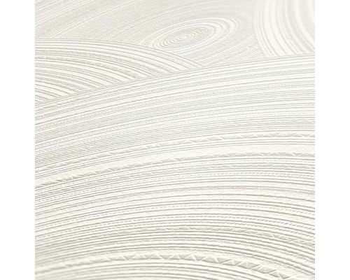 Tapete mit konzentrischen Kreisen und horizontalen Linien